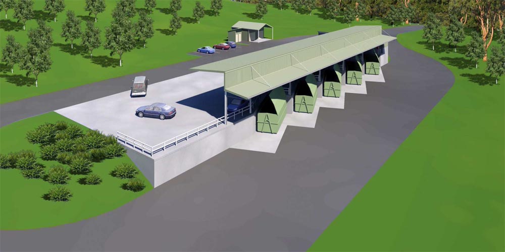 Macs Reef Road waste transfer station concept illustration